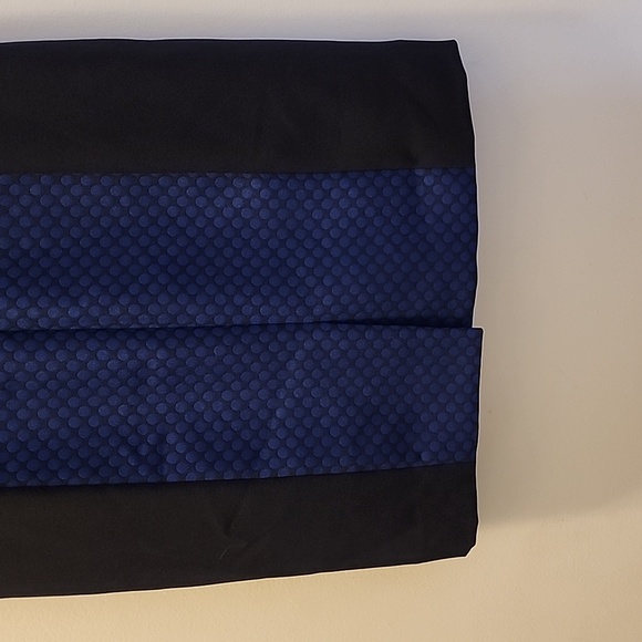 Tahari Black and Cobalt Blue Sleeveless Dress. Size 8. NWT - Picture 12 of 13